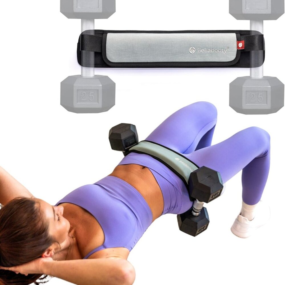 Gray Hip Thrust Belt